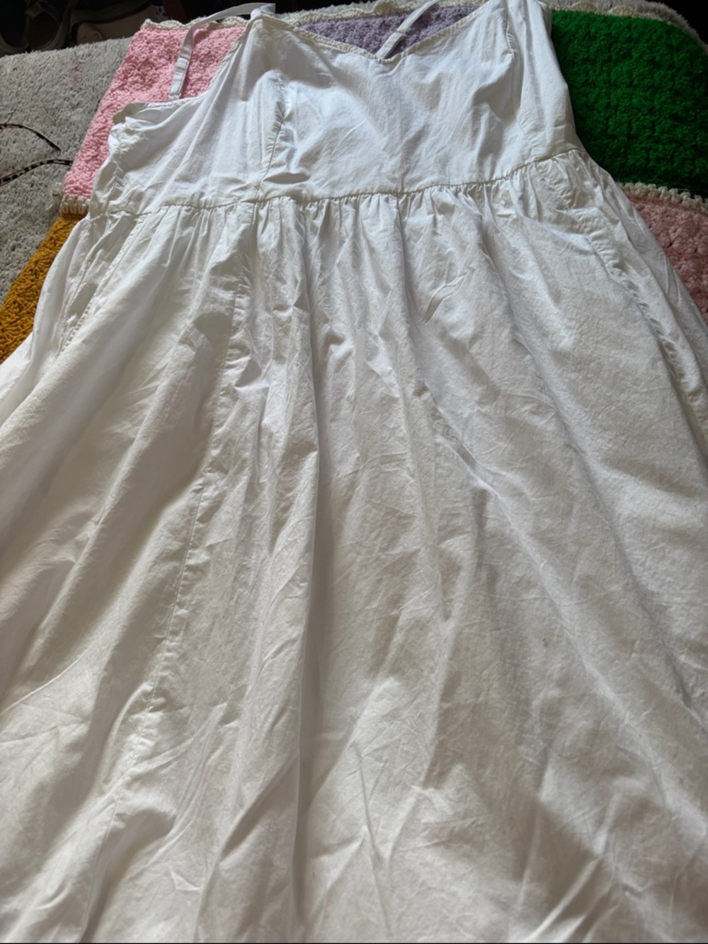 Old Navy White Cotton Sundress